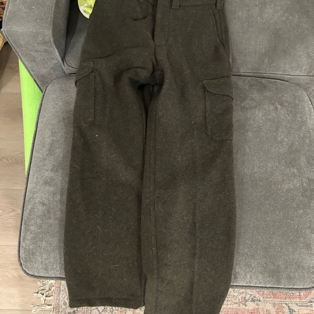Filson Olive Green Wool Pants